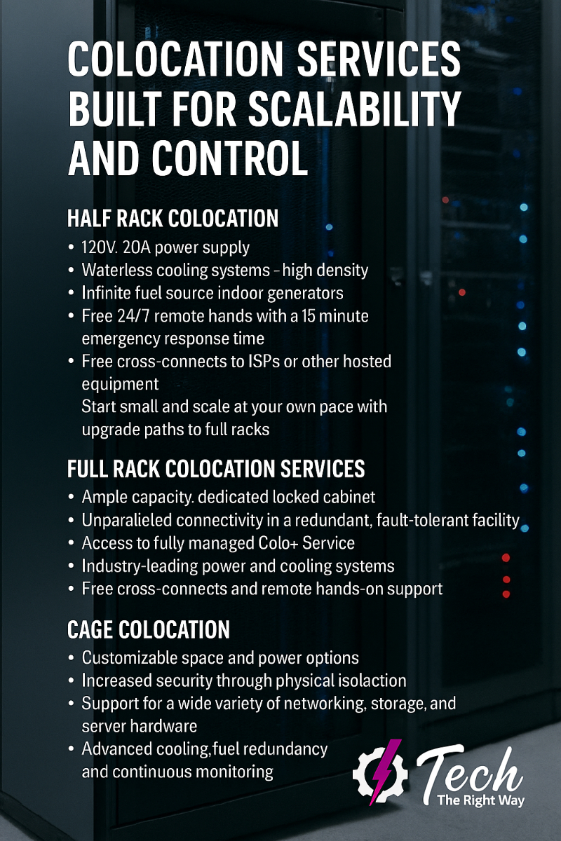 Colocation services built for scalability and control